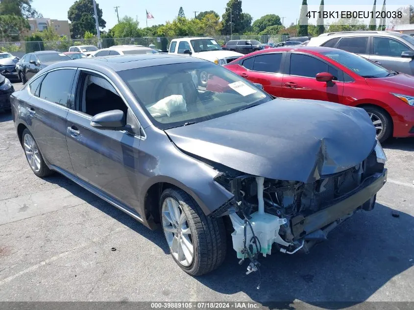 4T1BK1EB0EU120038 2014 Toyota Avalon Limited