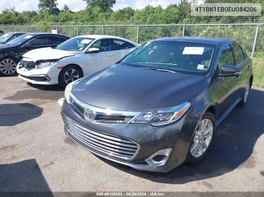 2014 Toyota Avalon Xle Premium VIN: 4T1BK1EB0EU084206 Lot: 40156053