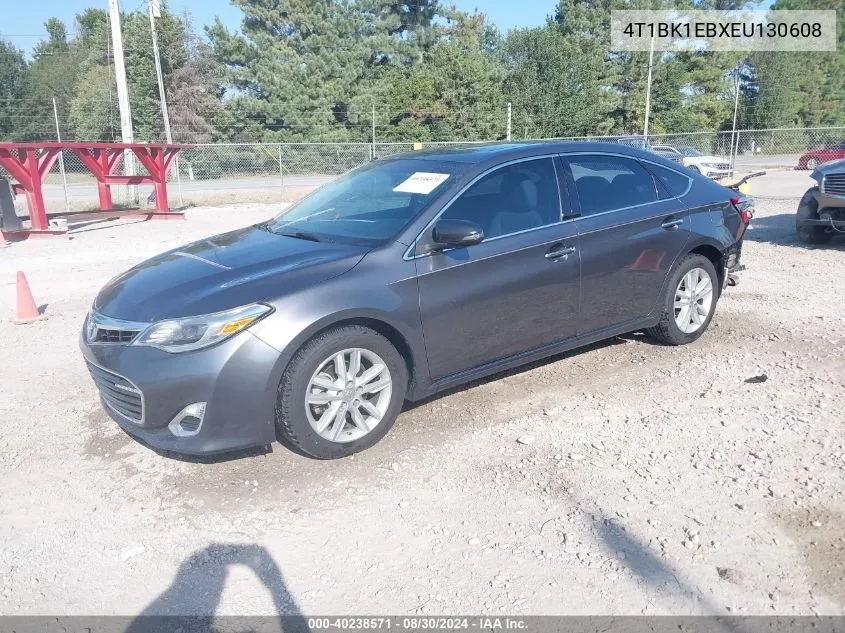 2014 Toyota Avalon Xle Premium VIN: 4T1BK1EBXEU130608 Lot: 40238571