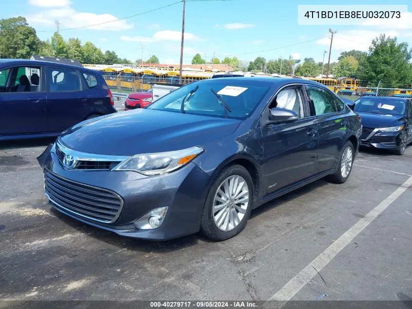 2014 Toyota Avalon Hybrid Limited VIN: 4T1BD1EB8EU032073 Lot: 40279717