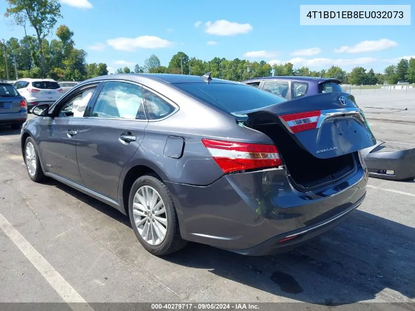 2014 Toyota Avalon Hybrid Limited VIN: 4T1BD1EB8EU032073 Lot: 40279717