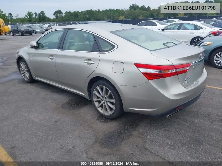 4T1BK1EB6EU101798 2014 Toyota Avalon Xle Touring