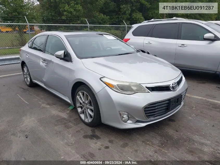 2014 Toyota Avalon Xle Touring VIN: 4T1BK1EB6EU091287 Lot: 40400654