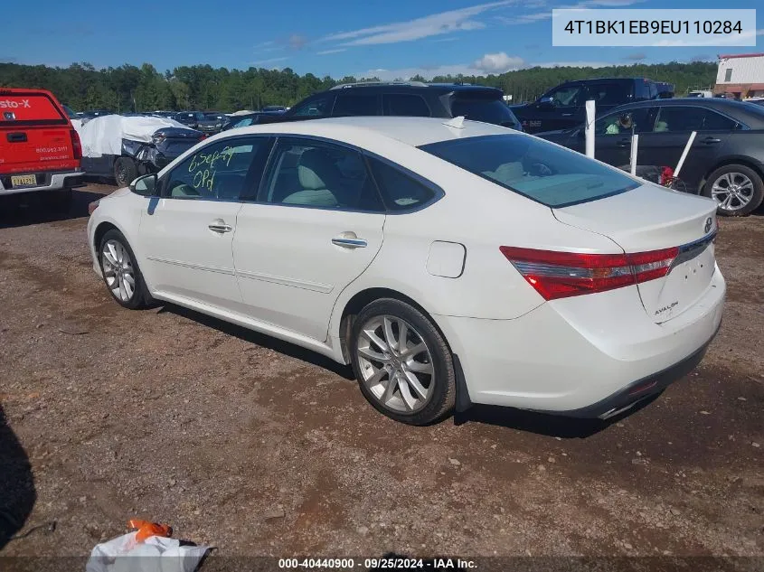 2014 Toyota Avalon Limited VIN: 4T1BK1EB9EU110284 Lot: 40440900