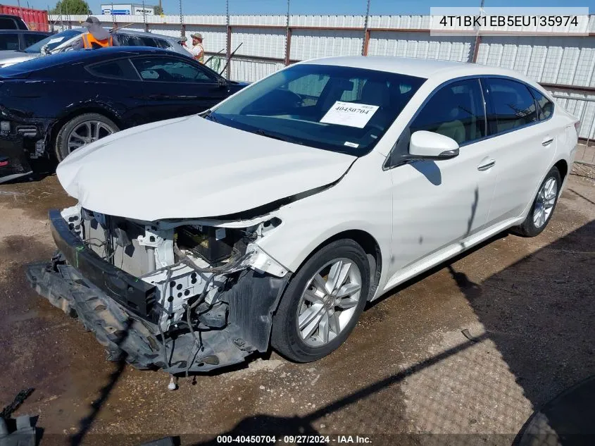 2014 Toyota Avalon Xle VIN: 4T1BK1EB5EU135974 Lot: 40450704