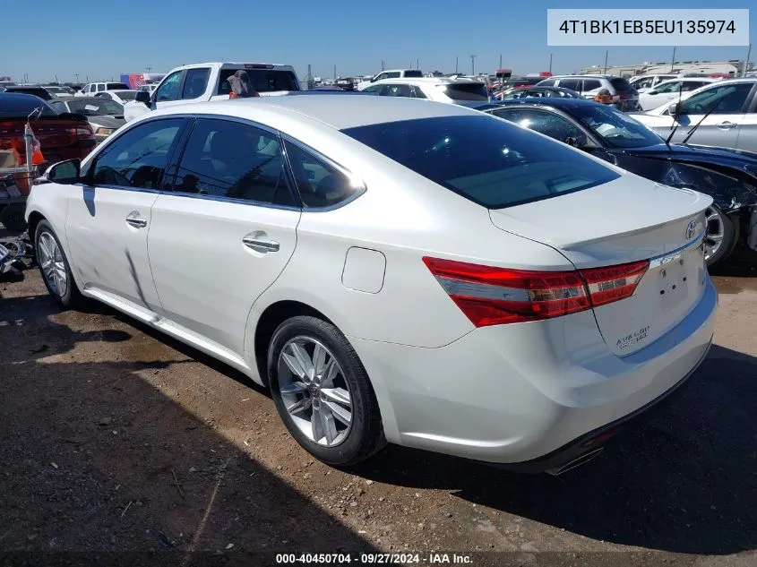 4T1BK1EB5EU135974 2014 Toyota Avalon Xle