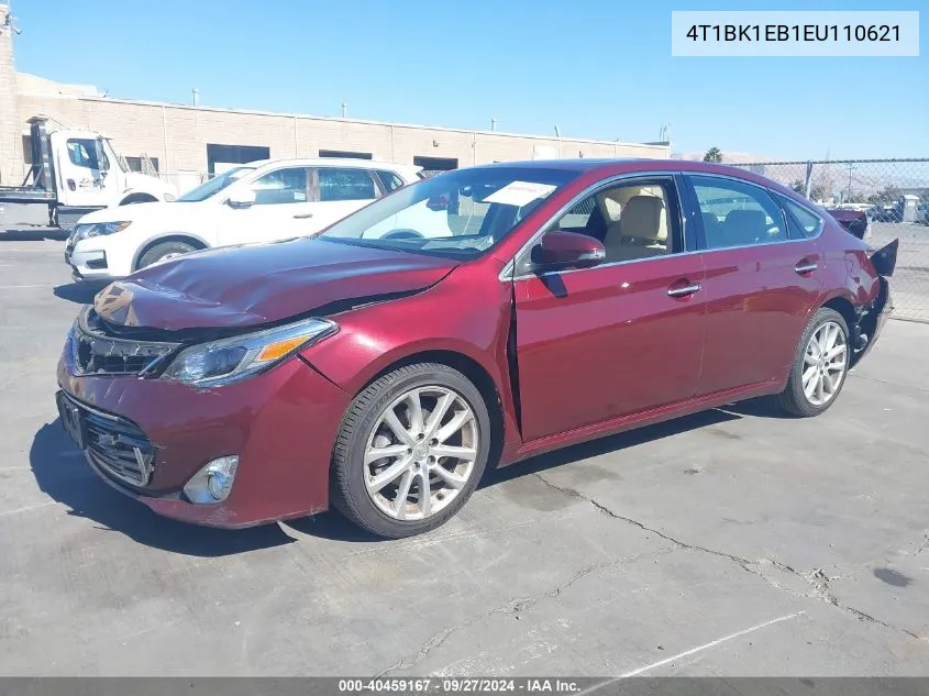 2014 Toyota Avalon Limited VIN: 4T1BK1EB1EU110621 Lot: 40459167