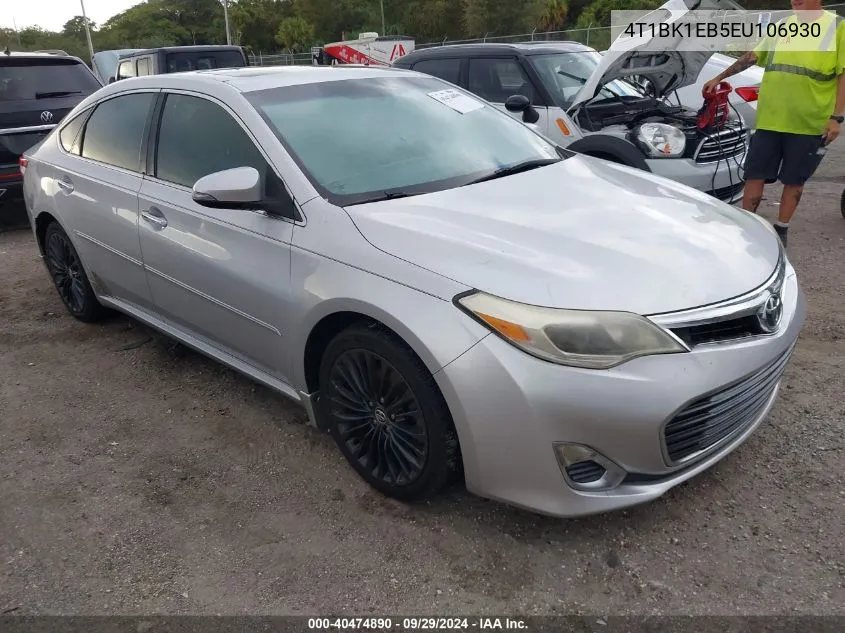 4T1BK1EB5EU106930 2014 Toyota Avalon Xle Premium