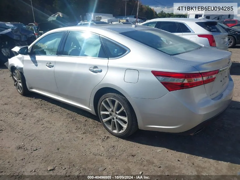 4T1BK1EB6EU094285 2014 Toyota Avalon Xle Touring