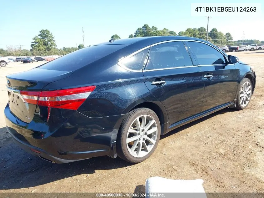 2014 Toyota Avalon VIN: 4T1BK1EB5EU124263 Lot: 40500935