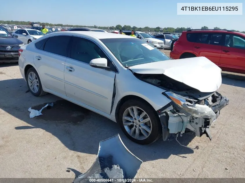 2014 Toyota Avalon Xle VIN: 4T1BK1EB6EU115295 Lot: 40506641