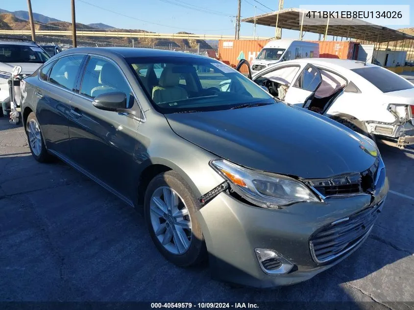 4T1BK1EB8EU134026 2014 Toyota Avalon Xle