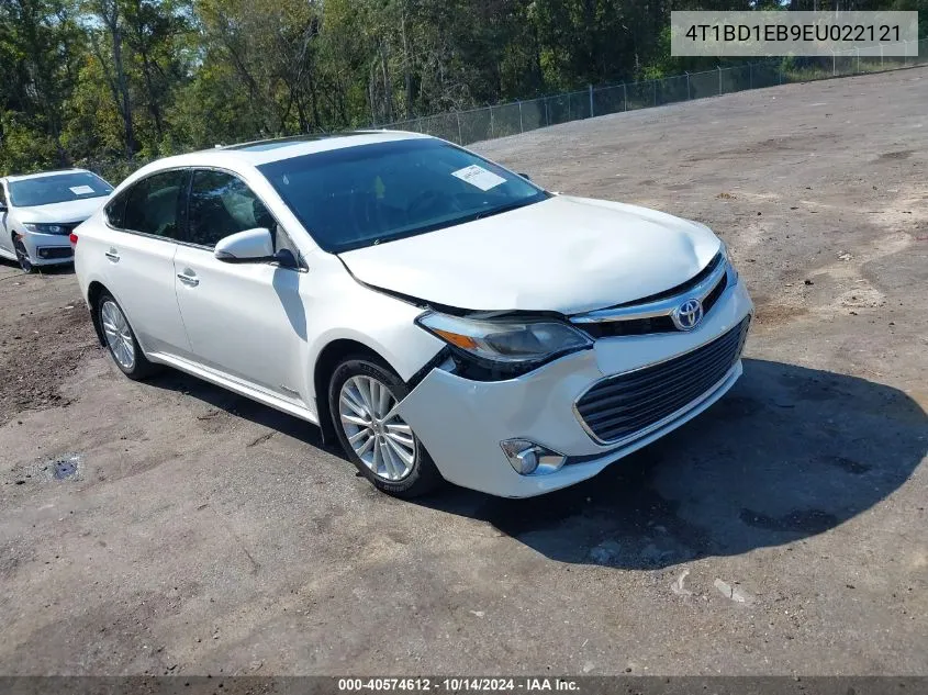 2014 Toyota Avalon Hybrid Limited VIN: 4T1BD1EB9EU022121 Lot: 40574612