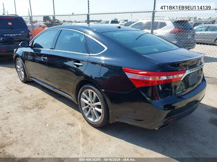 2014 Toyota Avalon Xle Touring VIN: 4T1BK1EB9EU114139 Lot: 40610205