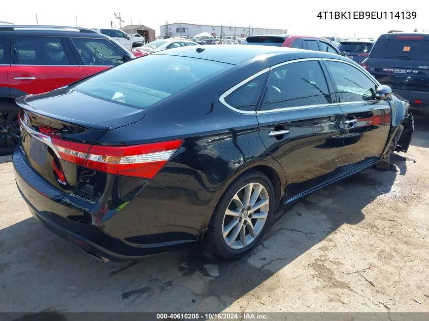 4T1BK1EB9EU114139 2014 Toyota Avalon Xle Touring