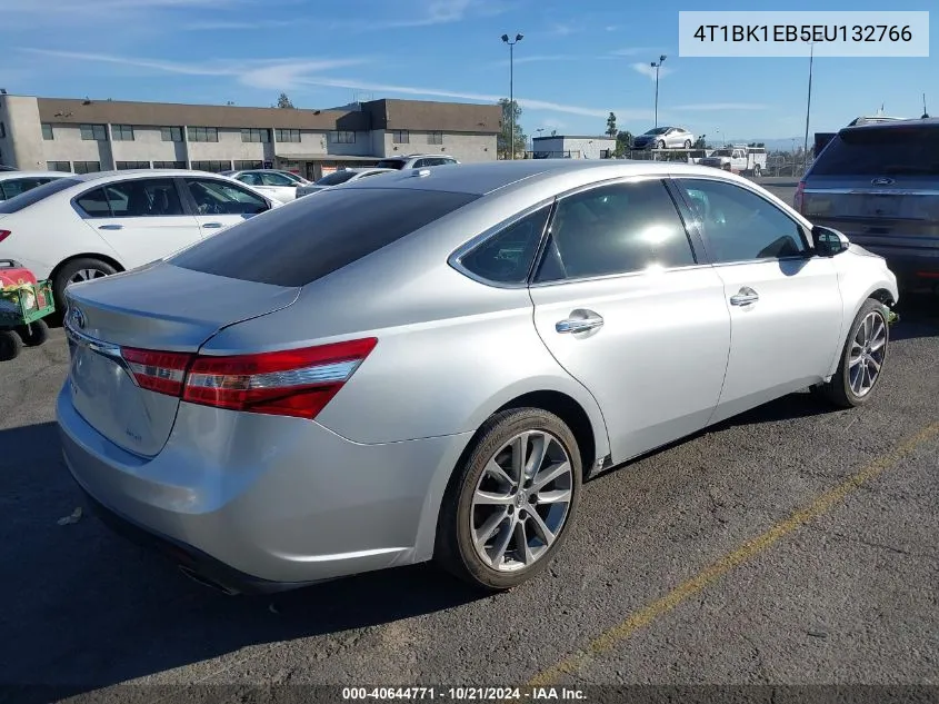 2014 Toyota Avalon Xle Touring VIN: 4T1BK1EB5EU132766 Lot: 40644771