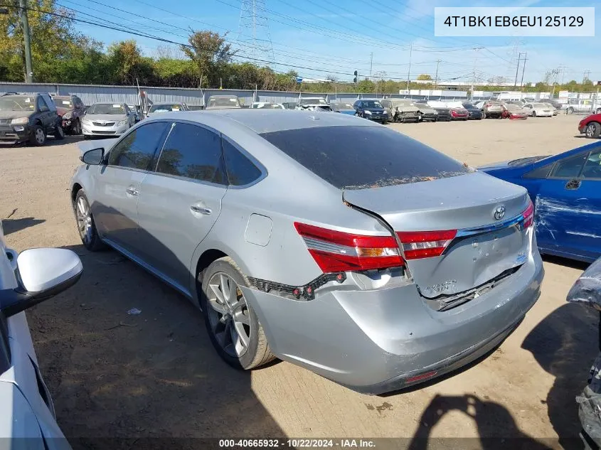 2014 Toyota Avalon Xle Touring VIN: 4T1BK1EB6EU125129 Lot: 40665932