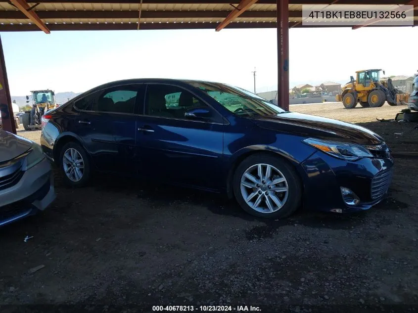 2014 Toyota Avalon Xle VIN: 4T1BK1EB8EU132566 Lot: 40678213