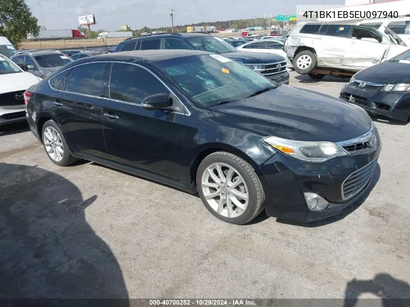 2014 Toyota Avalon Limited VIN: 4T1BK1EB5EU097940 Lot: 40700252