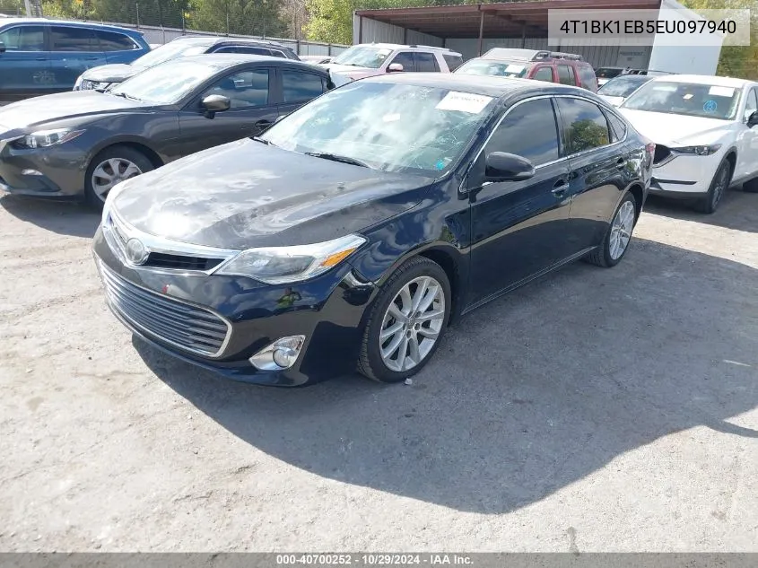 2014 Toyota Avalon Limited VIN: 4T1BK1EB5EU097940 Lot: 40700252