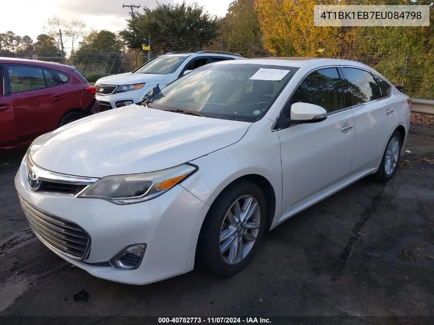 2014 Toyota Avalon Xle Premium VIN: 4T1BK1EB7EU084798 Lot: 40782773