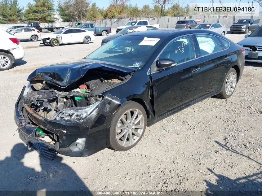 2014 Toyota Avalon Xle Touring VIN: 4T1BK1EB3EU094180 Lot: 40856407