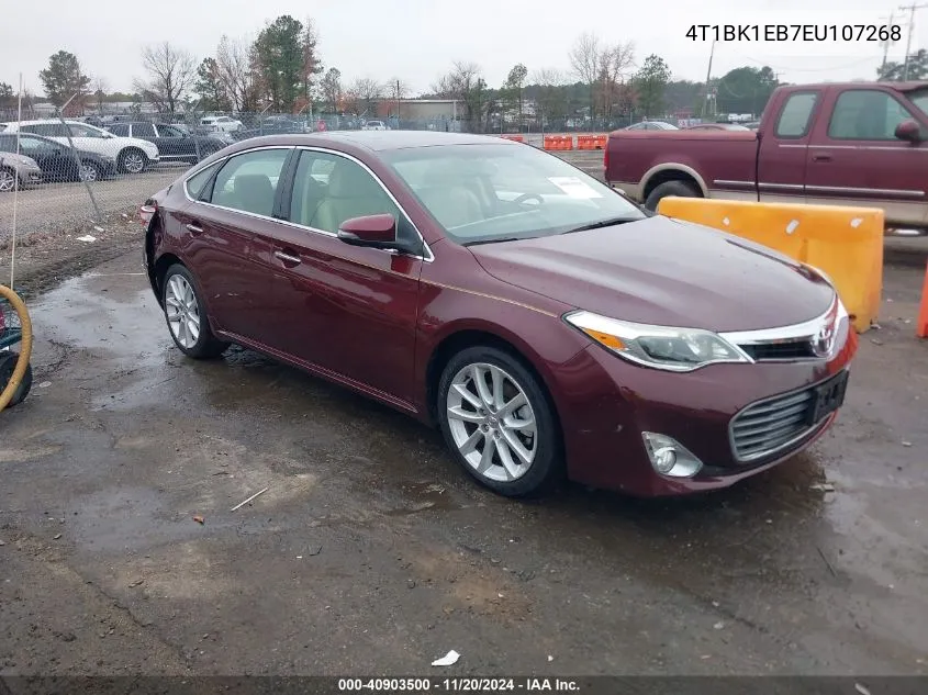 2014 Toyota Avalon Limited VIN: 4T1BK1EB7EU107268 Lot: 40903500