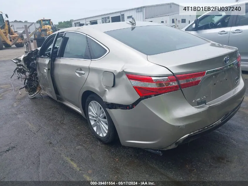 4T1BD1EB2FU037240 2015 Toyota Avalon Hybrid Limited