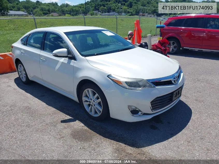 2015 Toyota Avalon Xle VIN: 4T1BK1EB1FU174093 Lot: 39805144