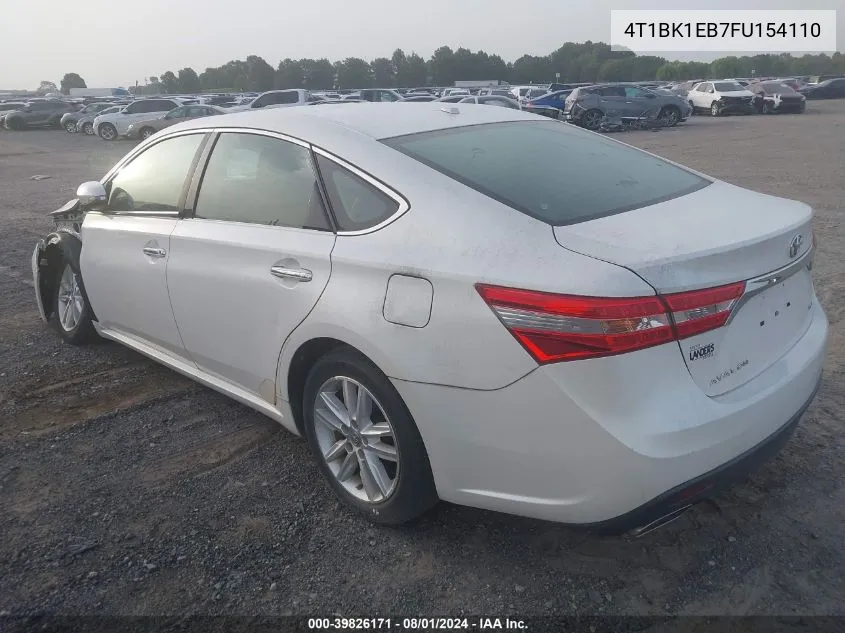 4T1BK1EB7FU154110 2015 Toyota Avalon Xle