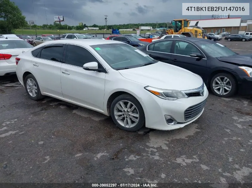 4T1BK1EB2FU147016 2015 Toyota Avalon Xle