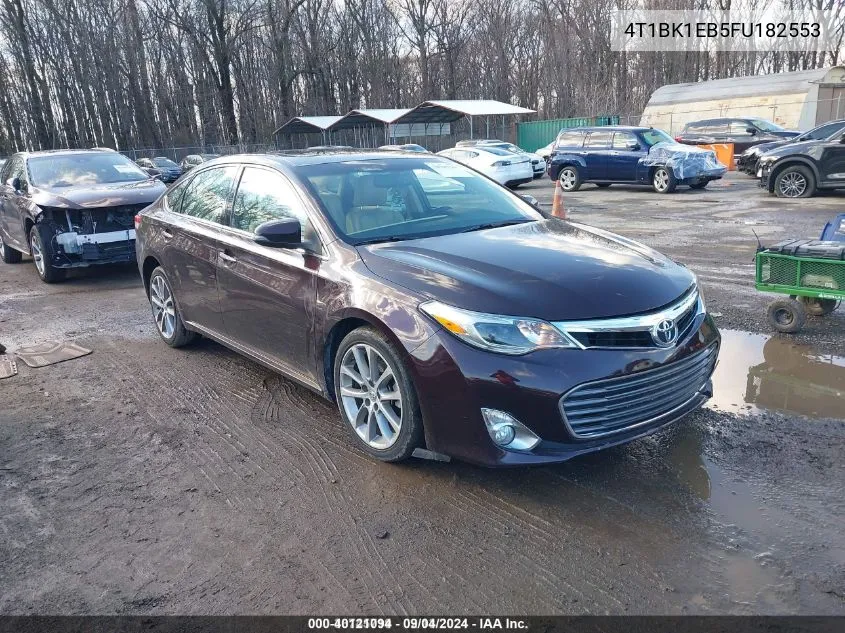 2015 Toyota Avalon VIN: 4T1BK1EB5FU182553 Lot: 40121094