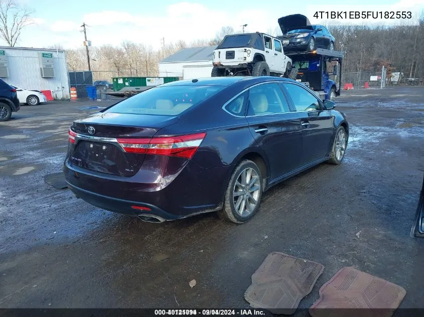 2015 Toyota Avalon VIN: 4T1BK1EB5FU182553 Lot: 40121094