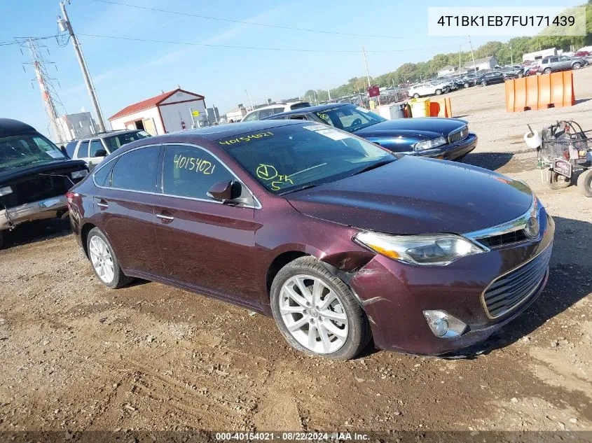 2015 Toyota Avalon Limited VIN: 4T1BK1EB7FU171439 Lot: 40154021