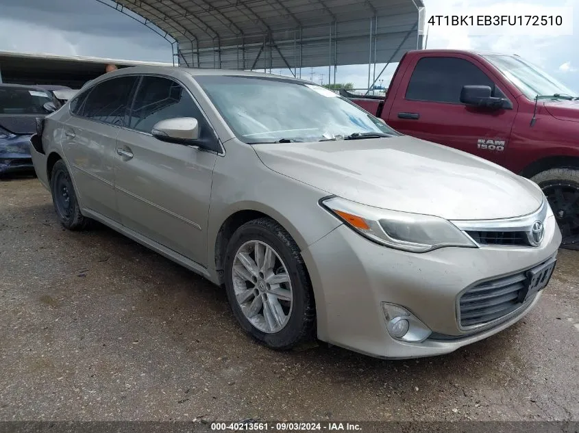 4T1BK1EB3FU172510 2015 Toyota Avalon Xle Premium