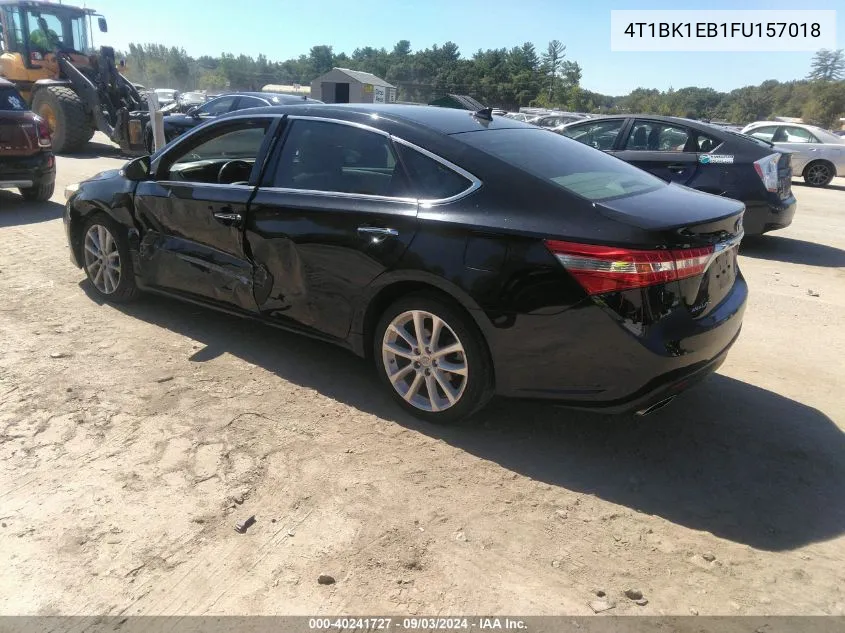 2015 Toyota Avalon Limited VIN: 4T1BK1EB1FU157018 Lot: 40241727