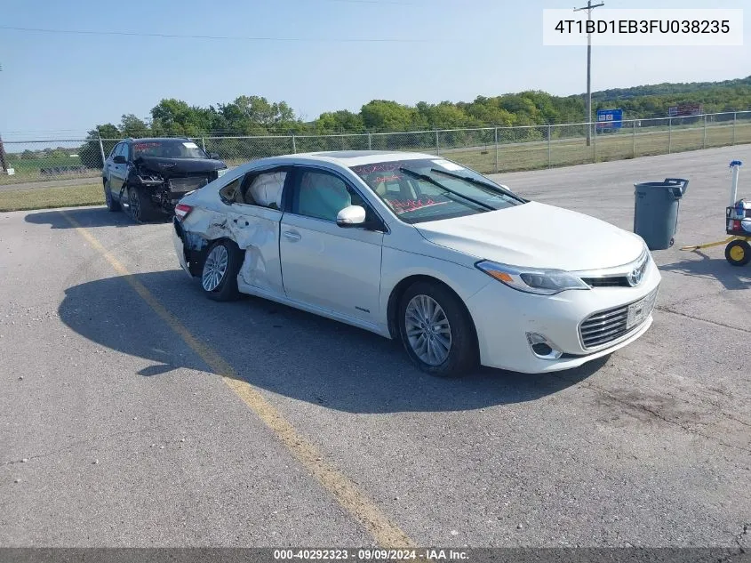 2015 Toyota Avalon Hybrid Xle Premium VIN: 4T1BD1EB3FU038235 Lot: 40292323