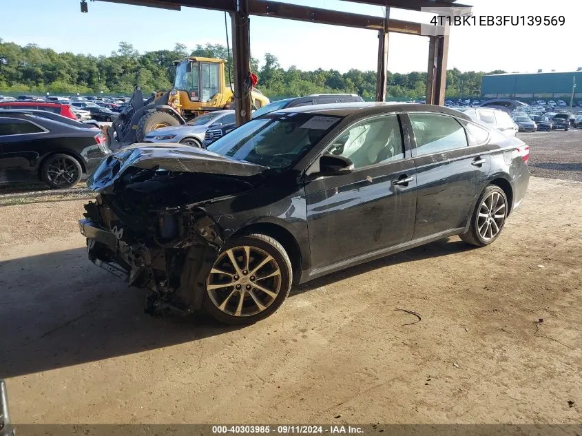 2015 Toyota Avalon Xle/Premium/Touring/Ltd VIN: 4T1BK1EB3FU139569 Lot: 40303985