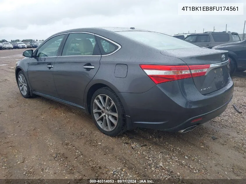 2015 Toyota Avalon Xle Touring VIN: 4T1BK1EB8FU174561 Lot: 40314053