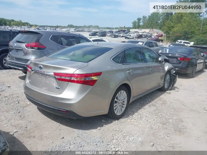 2015 Toyota Avalon Hybrid/Prem/Tour/Ltd VIN: 4T1BD1EB2FU044950 Lot: 40325372