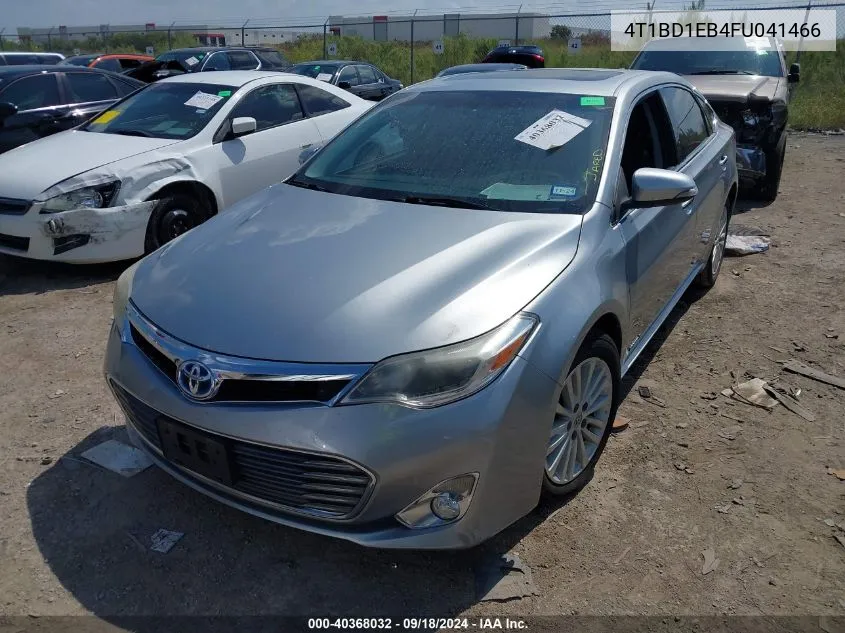 2015 Toyota Avalon Hybrid Xle Touring VIN: 4T1BD1EB4FU041466 Lot: 40368032