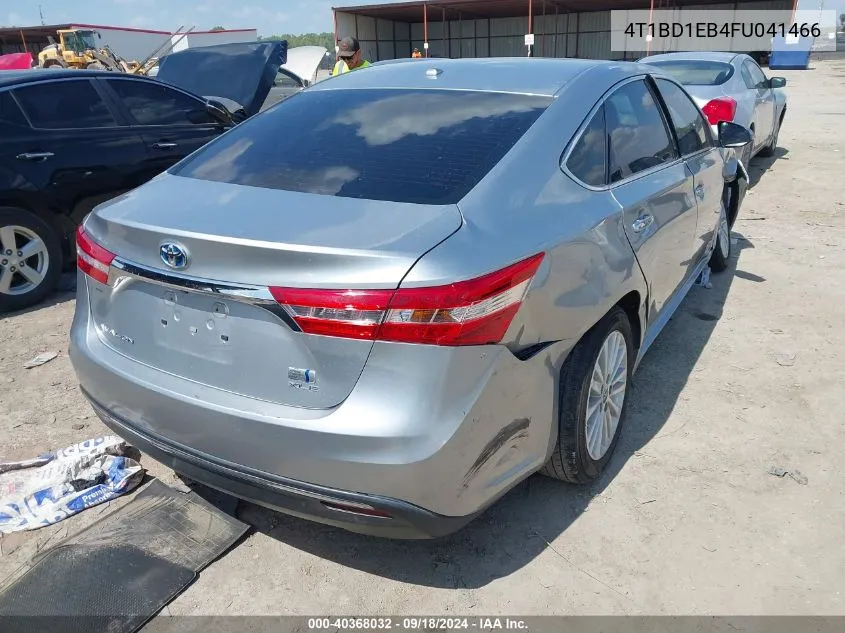 2015 Toyota Avalon Hybrid Xle Touring VIN: 4T1BD1EB4FU041466 Lot: 40368032