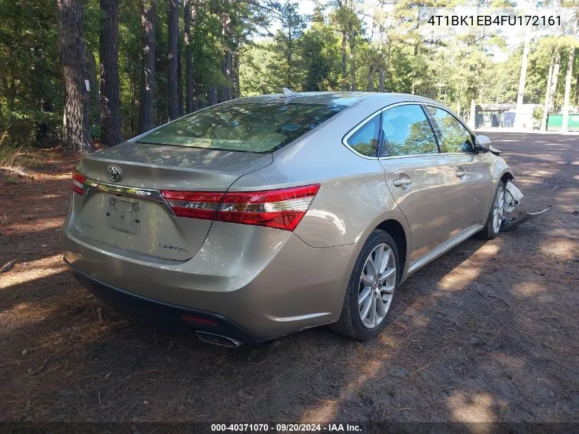 2015 Toyota Avalon Limited VIN: 4T1BK1EB4FU172161 Lot: 40371070