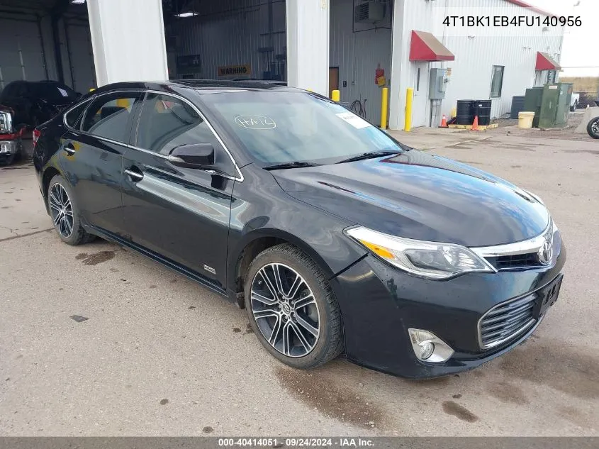 2015 Toyota Avalon Xle Touring Se VIN: 4T1BK1EB4FU140956 Lot: 40414051