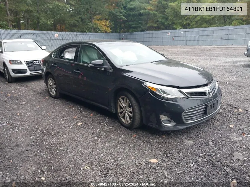 2015 Toyota Avalon Xle VIN: 4T1BK1EB1FU164891 Lot: 40427109