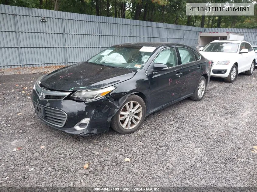 2015 Toyota Avalon Xle VIN: 4T1BK1EB1FU164891 Lot: 40427109