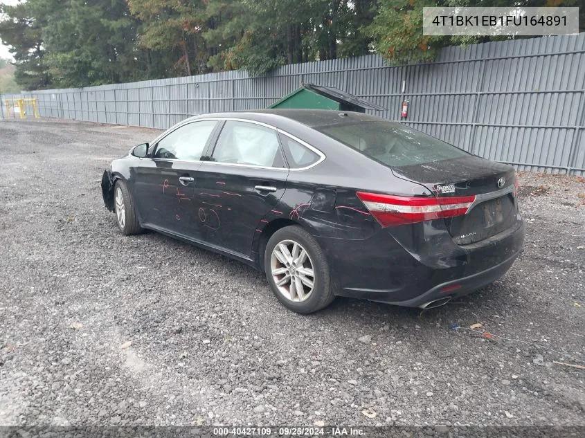 2015 Toyota Avalon Xle VIN: 4T1BK1EB1FU164891 Lot: 40427109