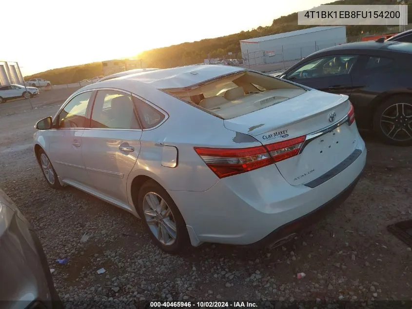 4T1BK1EB8FU154200 2015 Toyota Avalon Xle