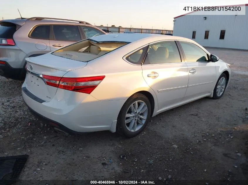 4T1BK1EB8FU154200 2015 Toyota Avalon Xle