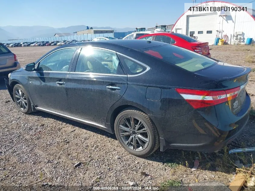 2015 Toyota Avalon Xle VIN: 4T1BK1EB8FU190341 Lot: 40506369